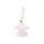 anděl plech 9cm se závěsem - bílý s ornamentem 8885836