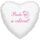 I'm getting married foil balloon white