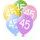 Narodeninové balóny 5ks s číslom 45
