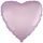 45 cm Foil Balloon Heart PASTEL PURPLE - LILY