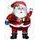 Foil balloon 35 cm SANTA (NELZE PLNIT HELIEM) - Christmas