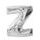 Léggömb fóliából "Z" betű 115 cm