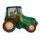 Balón fólia 60 cm Traktor zelený