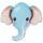 Blue Elephant Foil Balloon - Safari - 81cm