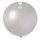 Balón latex metalický 80 cm - stříbrný 1 ks
