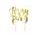 It's my party cake topper, gold, 20,5 cm