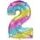 Fóliové balóny s číslami Rainbow 115 cm - 2