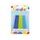 Birthday candles green and blue with polka dots 24 pcs