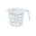 Plastic Measuring Cup with Printed Measurements - 0.5 L
