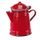 Smaltovaná kanvica na kávu 1l - červená