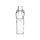 CLIP Glass Bottle with Stopper 0.29 L Square