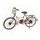 Dekorace stojící BICYKL 47 cm měděná
