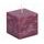 Candle cube burgundy rustic 68/68/65