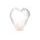 Happy Heart Lantern WHITE 37x93x95 cm