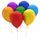 Balloon pcs - mix of colours