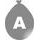 Balónek písmeno A stříbrné