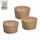 Cork Stoppers - Set of 3, 4.3x3.7x2.4 cm