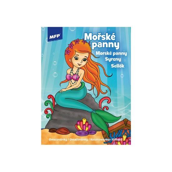 omalovánky A4 Mořská panna 4 210x276mm/32 5301116