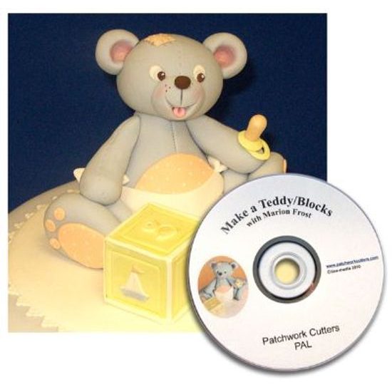 Patchwork vytlačovač Teddy + DVD