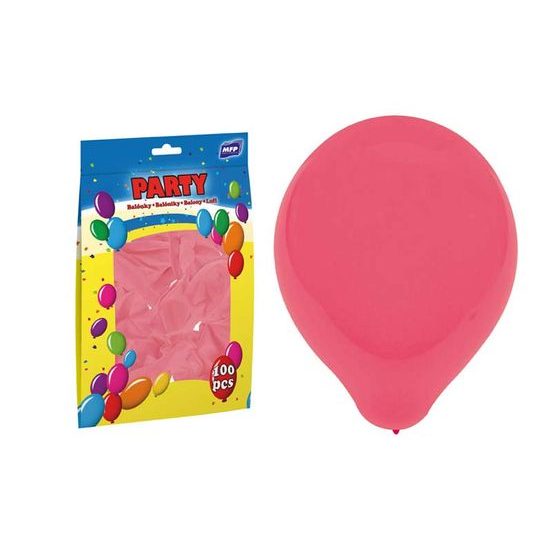 balónek nafukovací standard 30cm růžový 8000120