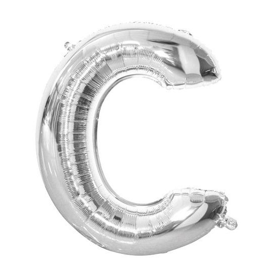 Balloon foil letter "C" 115 cm