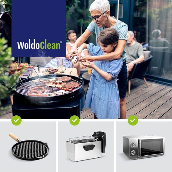 Čistič rúry a grilu + rukavice, mikrovlákno a kefa - 500 ml