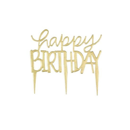 PME Cake Topper Cutter Happy Birthday - Modern