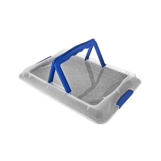 Carrying pan with lid and handles GRANDE - 42x29 cm