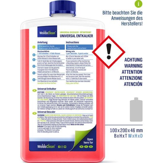 Tekutý odvápňovač - 750 ml