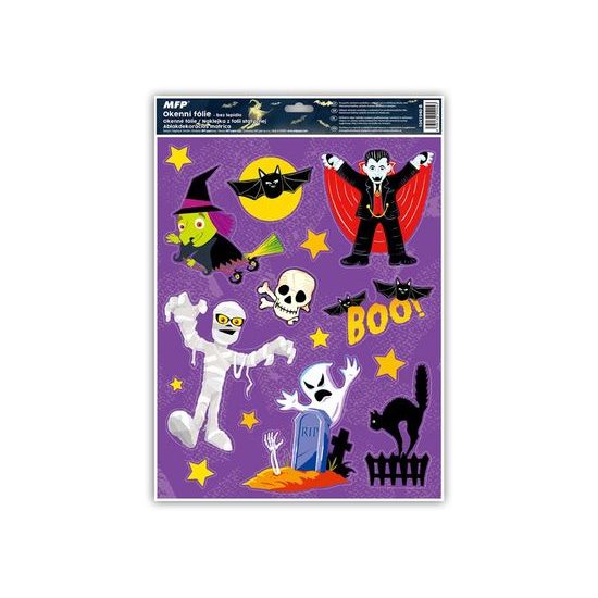 okenní fólie halloween glitr HA001 30x42cm 1041940