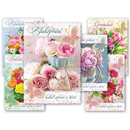 pohlednice sr R056 E glitr+výsek+UV 1230309