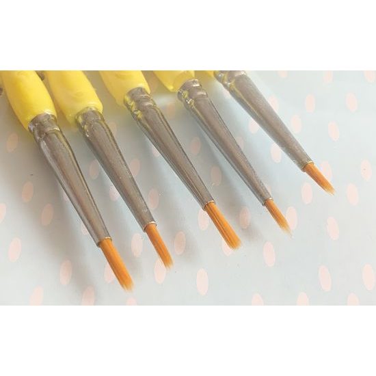 Fine Craft Brushes for cake decorations