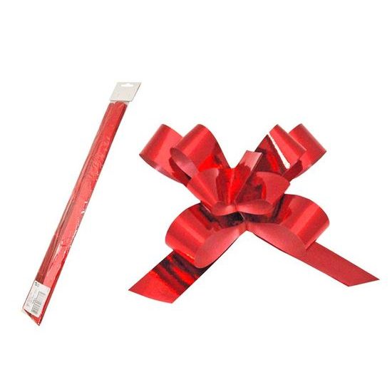 stahovací stuha červená metal 2/50 5660091