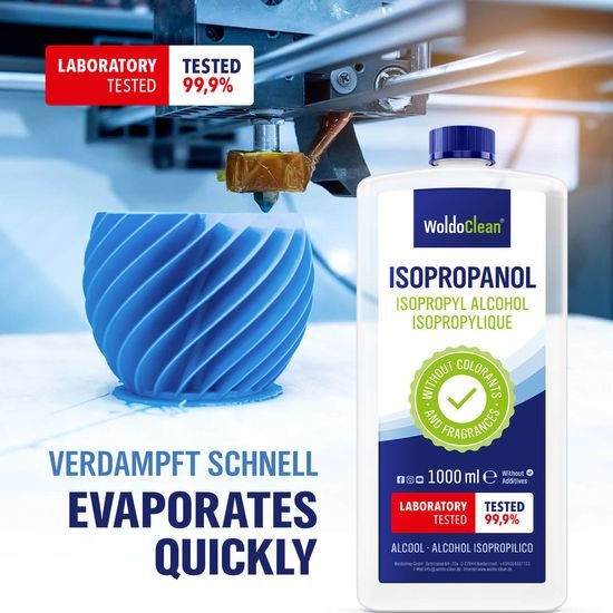 Isopropanol 99,9% - Isopropyl alcohol IPA - 1000 ml