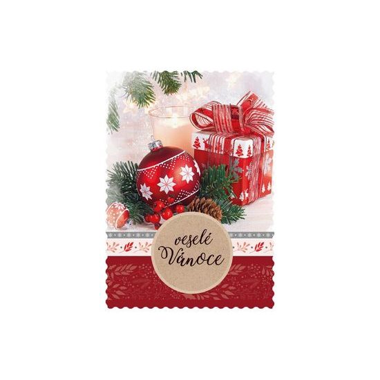 pohlednice vánoční 158 D výsek+UV 1240836