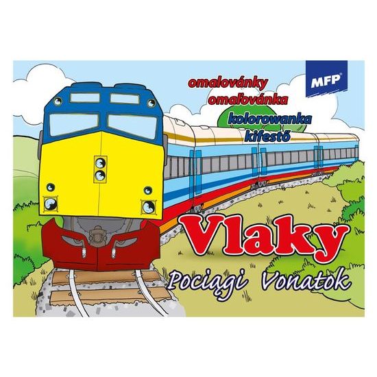 omalovánky Vlaky 5300561