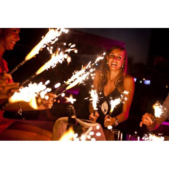 Fontána na dort stříbrná 3ks Pyrogiochi