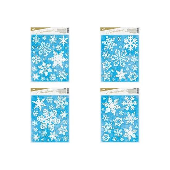 okenní fólie vánoce glitr VA021 30x42cm 8886001