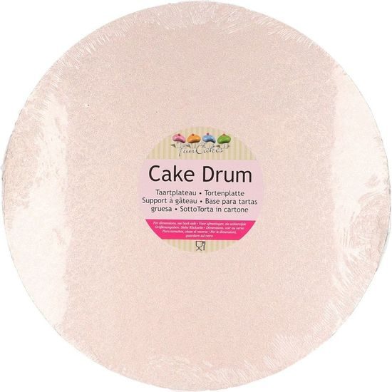 Rose Gold Cake Drum Round 30,5 cm - 12 mm thick