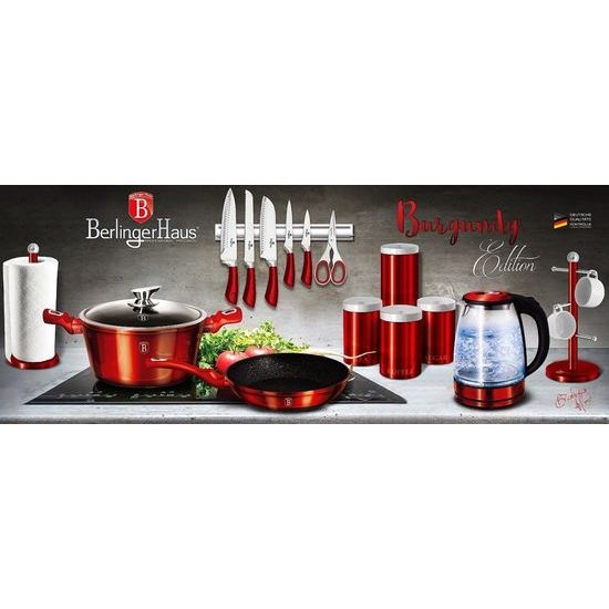 Termoska nerez 0,5 l Burgundy Metallic Line BERLINGERHAUS BH-1759