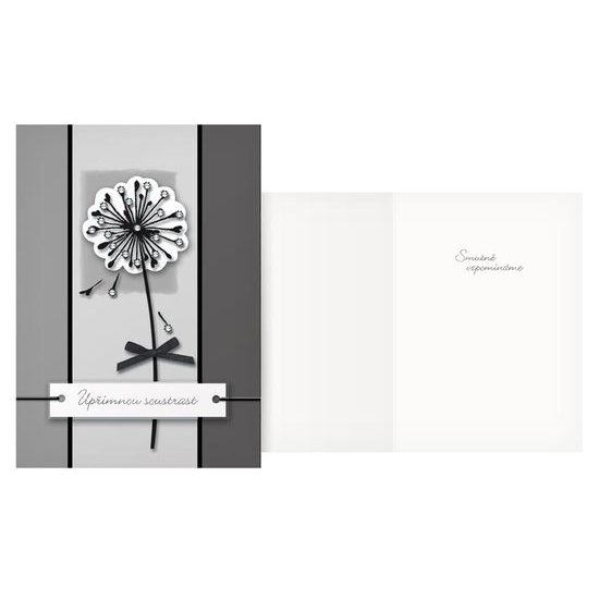 přání kondolenční CN-779 PRANI_H_C0409