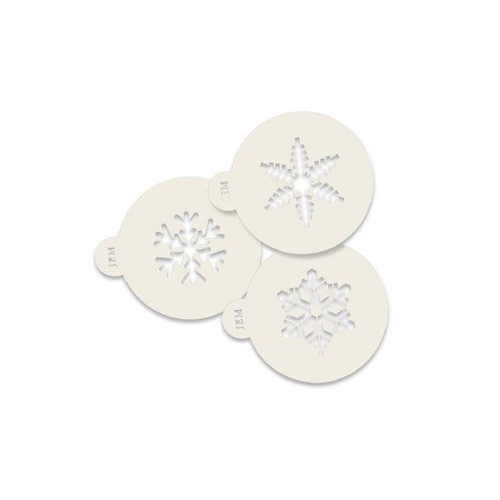 JEM Stencil Snowflakes pk/3