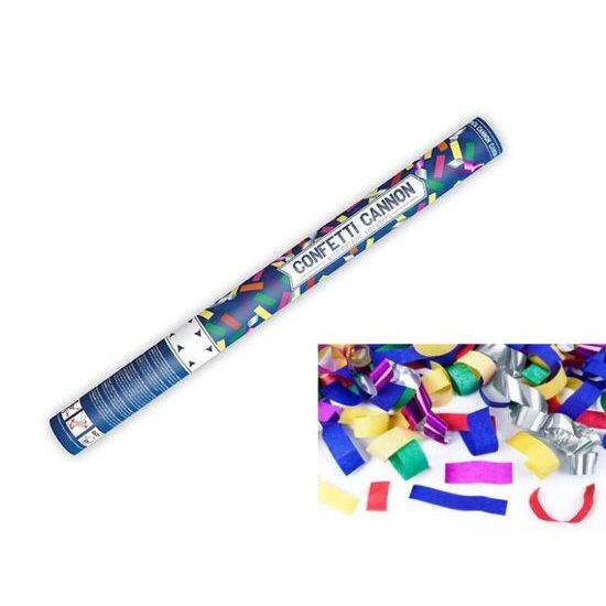 Konfety CANNON metalické 60 cm