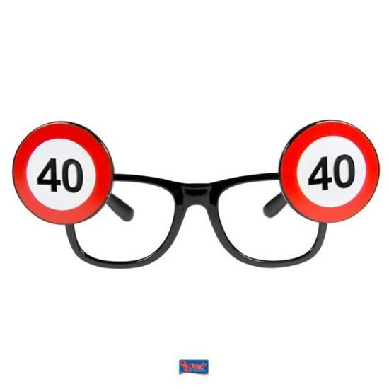 Forgalmi jelzőtábla szemüveg 40