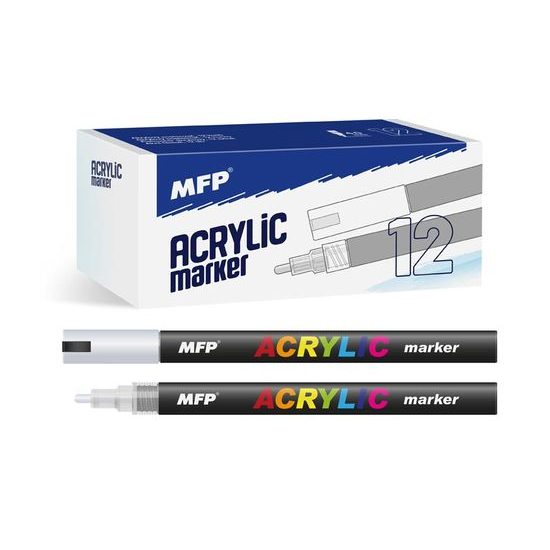 Acrylic Marker 4mm - Silver 6410822