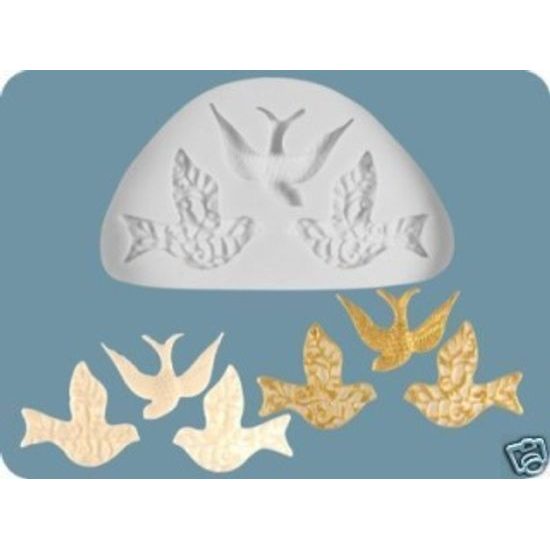 Silicone mould 3 doves