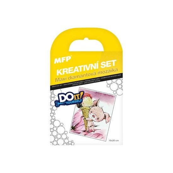 kreativní set - maxi diamantová mozaika pejsek 1042141