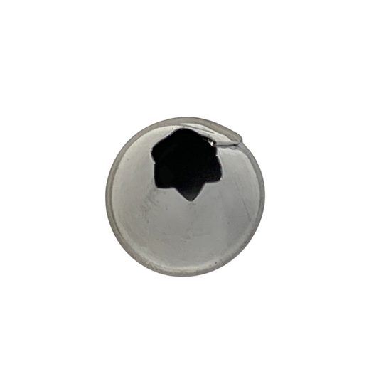 Piping nozzle, stainless, 6-pointed star