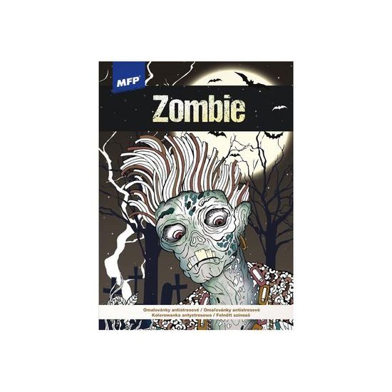 omalovánky antistresové Zombie 210x290mm/32 5301151