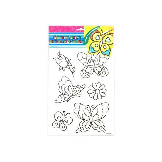 Předloha k barvám na sklo 1556 vyvýšená kontura 47